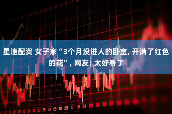 星速配资 女子家“3个月没进人的卧室, 开满了红色的花”, 网友: 太好看了