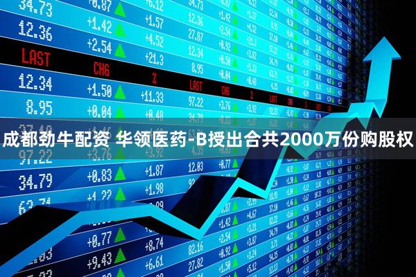 成都劲牛配资 华领医药-B授出合共2000万份购股权